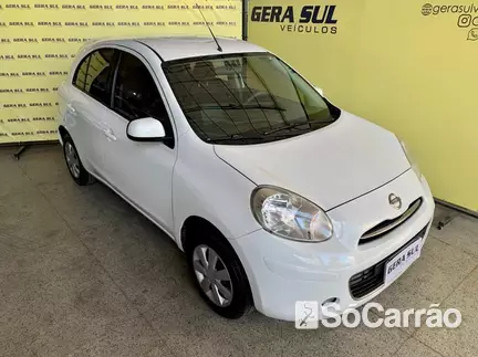 Nissan MARCH S 1.0 16V na cor Branca no Porto Alegre / RS - 6810857