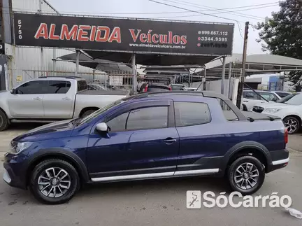 Volkswagen SAVEIRO CD CROSS(CROSS COMPLETO) G6 1.6 16V MSI na cor Azul no Porto Alegre / RS - 6766990