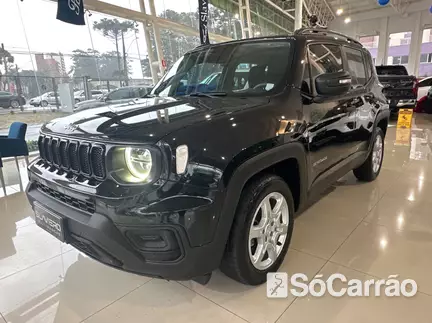 JEEP RENEGADE 1.3 T270 TB AT6 na cor Preta em Curitiba / PR - 6682530