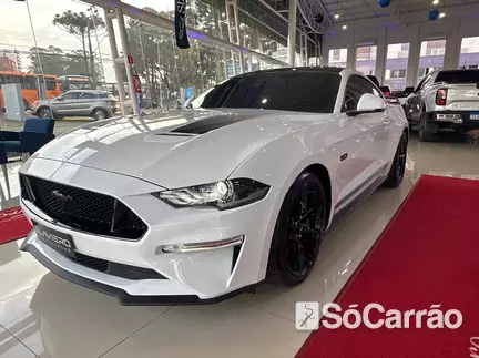 Ford MUSTANG COUPE BLACK SHADOW 5.0 V8 AT na cor Branca em Curitiba / PR - 6798730