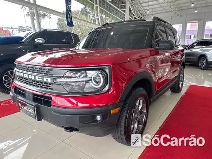 Ford BRONCO SPORT WILDTRAK AWD 2.0 16V ECOBOOST GTDI AT na cor Vermelha em Curitiba / PR - 6933451