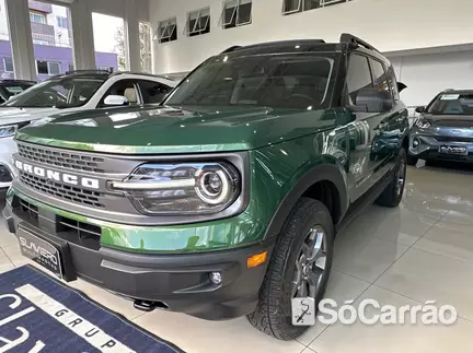 Ford BRONCO SPORT WILDTRAK AWD 2.0 16V ECOBOOST GTDI AT na cor Verde em Curitiba / PR - 6936486