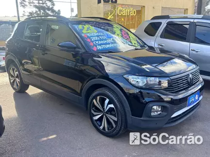 Volkswagen T-CROSS 200 1.0 TSI MT6 na cor Preta em Colombo / PR - 6834293