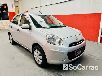Nissan MARCH MARCH S 1.0 16V FLEXSTART na cor Prata em Curitiba / PR - 6758077