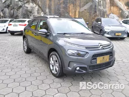 Citroen C4 CACTUS FEEL 1.6 16V AT na cor Cinza em Florianópolis / SC - 6594546