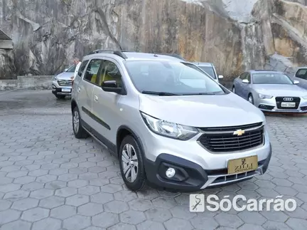 Chevrolet SPIN ACTIV 5 1.8 8V ECO AT6 na cor Prata em Florianópolis / SC - 6786011