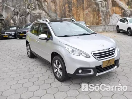 Peugeot 2008 GRIFFE THP 1.6 16V FLEXSTART na cor Prata em Florianópolis / SC - 6825234