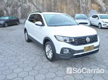Volkswagen T-CROSS 200 1.0 TSI AT6 na cor Branca em Florianópolis / SC - 6843662