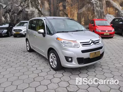 Citroen C3 PICASSO EXCLUSIVE 1.6 16V na cor Prata em Florianópolis / SC - 6898715