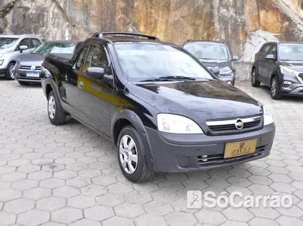 Chevrolet MONTANA CONQUEST 1.4 8V ECONOFLEX na cor Preta em Florianópolis / SC - 6902433