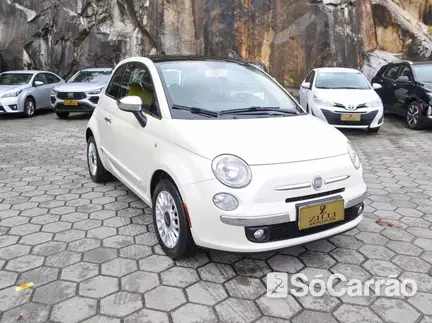 Fiat 500 LOUNGE AIR 1.4 16V AT na cor Branca em Florianópolis / SC - 6923890