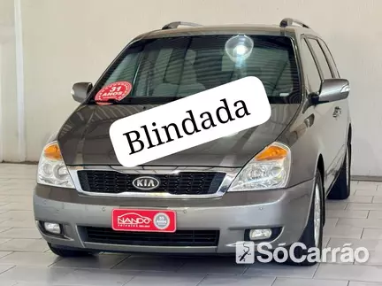 KIA CARNIVAL EX V.291 3.5 V6 24V AT na cor Cinza no ESTANCIA VELHA / RS - 6514077