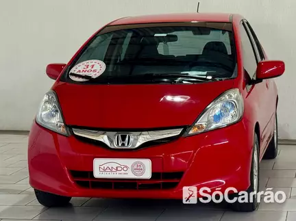 Honda FIT LX 1.4 16V AT na cor Vermelha no ESTANCIA VELHA / RS - 6816225