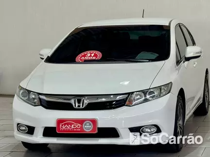 Honda CIVIC LXR 2.0 16V AT5 na cor Branca no ESTANCIA VELHA / RS - 6921205