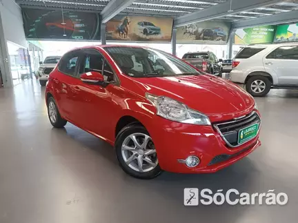 Peugeot 208 ACTIVE PACK 1.5 8V na cor Vermelha em Ponta Grossa / PR - 6940822