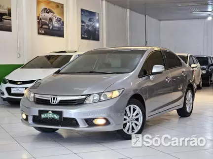 Honda CIVIC LXR 2.0 16V AT5 na cor Cinza no Sapucaia do Sul / RS - 6441138