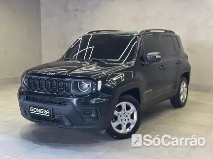 JEEP RENEGADE SPORT 1.3 T270 GSE AT6 na cor Preta em Curitiba / PR - 6369005
