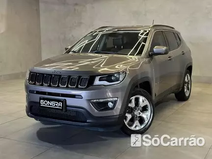 JEEP COMPASS LONGITUDE 4X2 2.0 16V AT6 na cor Cinza em Curitiba / PR - 6693910