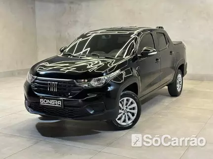 Fiat STRADA CD FREEDOM 1.3 8V FIREFLY na cor Preta em Curitiba / PR - 6723354