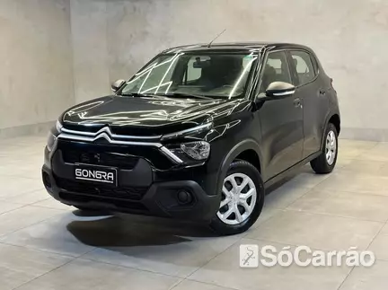 Citroen C3 C3 LIVE PACK 1.0 MT FLEX na cor Preta em Curitiba / PR - 6741460