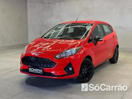 Ford NEW FIESTA SEL 1.0 TB 12V P.SHIFT na cor Vermelha em Curitiba / PR - 6811982