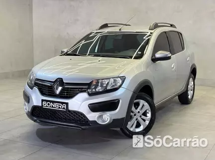 Renault SANDERO STEPWAY RIP CURL 1.6 16V HIFLEX na cor Prata em Curitiba / PR - 6823376