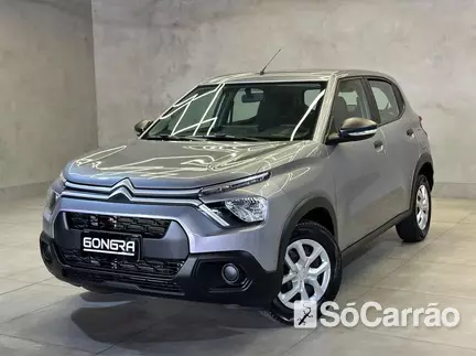 Citroen C3 C3 LIVE PACK 1.0 MT FLEX na cor Cinza em Curitiba / PR - 6898763