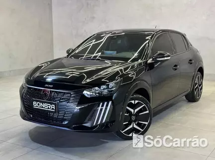 Peugeot 208 GT 1.0 T200 CVT na cor Preta em Curitiba / PR - 6903691