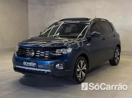 Volkswagen T-CROSS COMFORTLINE 200 1.0 TSI AT na cor Azul em Curitiba / PR - 6910250