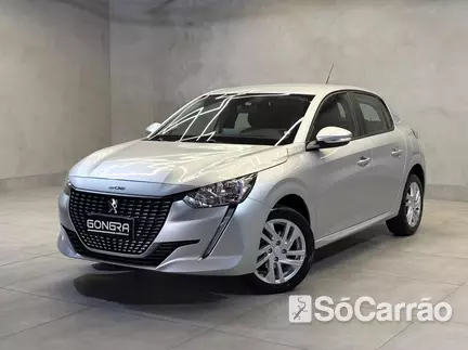 Peugeot 208 ACTIVE 1.6 16V AT6 na cor Prata em Curitiba / PR - 6921090