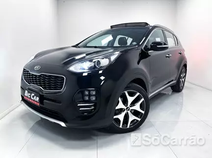 KIA SPORTAGE EX 2WD 2.0 16V AT na cor Preta em São José / SC - 6606225