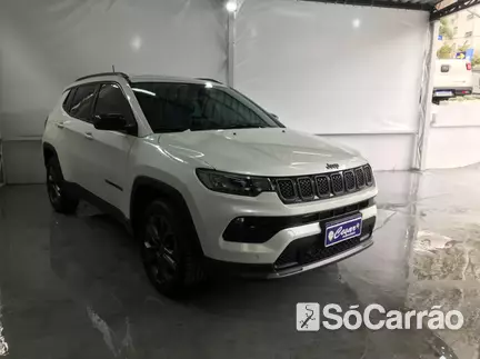 JEEP COMPASS LONGITUDE 4X2 1.3 T270 TB AT6 na cor Branca em Curitiba / PR - 6707995