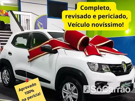 Renault KWID ZEN 1.0 MT na cor Branca em Curitiba / PR - 6622637