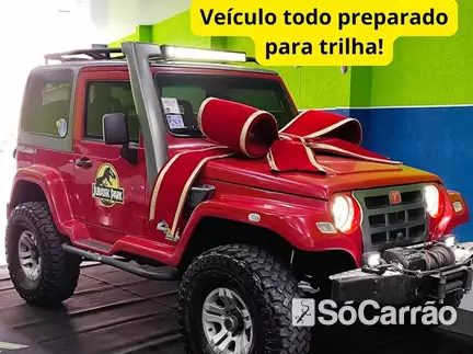 Troller T-4 T.RIGIDO FORD 4X4 3.2 TGV na cor Vermelha em Curitiba / PR - 6802813