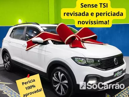 Volkswagen T-CROSS SENSE 200(PLUS) 1.0 TSI AT6 na cor Branca em Curitiba / PR - 6824909