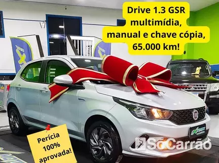 Fiat ARGO DRIVE(MULTIMEDIA) 1.3 8V FIREFLY GSR na cor Prata em Curitiba / PR - 6947359