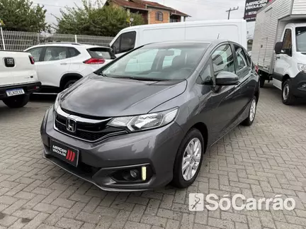 Honda FIT LX 1.5 16V CVT FLEXONE na cor Cinza em Joinville / SC - 6774946