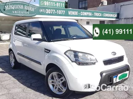 KIA SOUL EX 1.6 16V MT na cor Branca em Curitiba / PR - 6627592