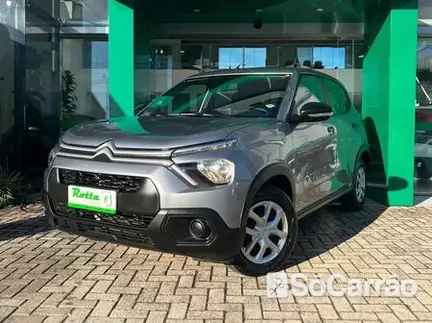 Citroen C3 C3 FEEL 1.0 MT FLEX na cor Cinza em Fazenda Rio Grande / PR - 6767393