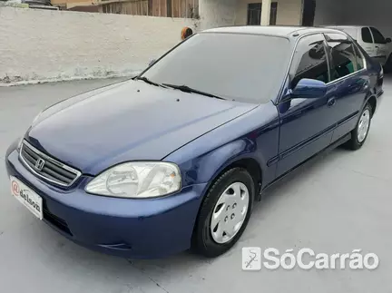 Honda CIVIC LX NAC 1.6 16V AT na cor Azul em Araucária / PR - 6827807