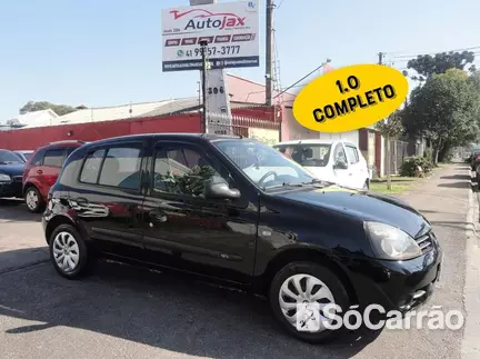 Renault CLIO CAMPUS 1.0 16V HIFLEX na cor Preta em Curitiba / PR - 6778361