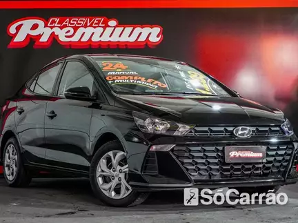 Hyundai HB20S COMFORT (COMFORT PLUS) 1.0 12V MT5 na cor Preta em Curitiba / PR - 6805821