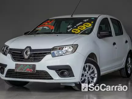 Renault SANDERO LIFE 1.0 12V SCE na cor Branca em Curitiba / PR - 6824684