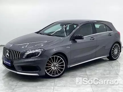 Mercedes A 45 AMG 2.0 16V TURBO 4MATIC na cor Cinza em Curitiba / PR - 6830038