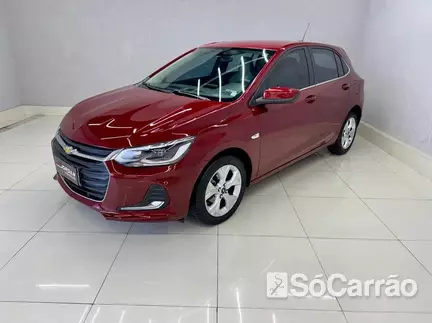Chevrolet ONIX MP1175 PREMIER(R7A) 1.0 TB 12V AT6 na cor Vermelha em Curitiba / PR - 6626238