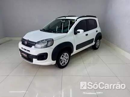 Fiat UNO WAY 1.3 8V na cor Branca em Curitiba / PR - 6944689