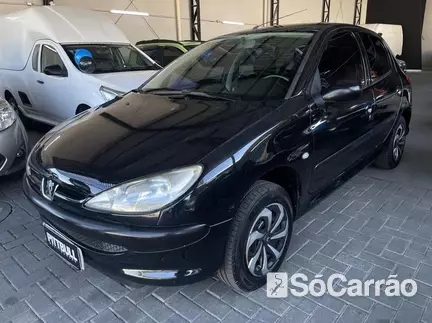 Peugeot 206 1.4 8V na cor Preta em Curitiba / PR - 6803904