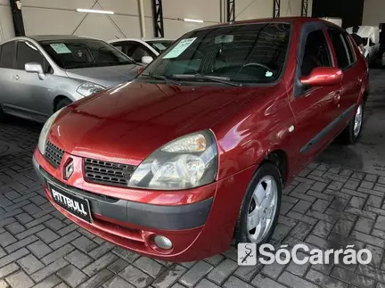 Renault CLIO SEDAN PRIVILEGE 1.6 16V HIFLEX na cor Vermelha em Curitiba / PR - 6827549