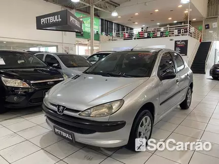 Peugeot 206 1.4 8V na cor Prata em Curitiba / PR - 6867027