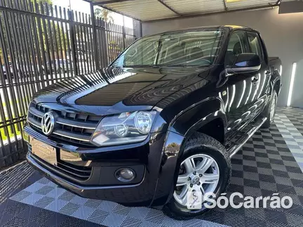 Volkswagen AMAROK CD TRENDLINE 4X4 2.0 BI-TDI AT na cor Preta em Curitiba / PR - 6639271